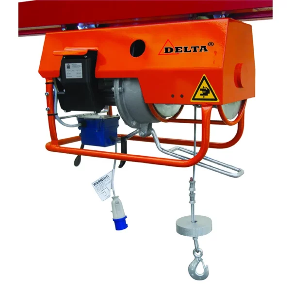 electrc_winch_dt DELTA Sähkövinssi DT – 400V – 300kg – 38 metriä